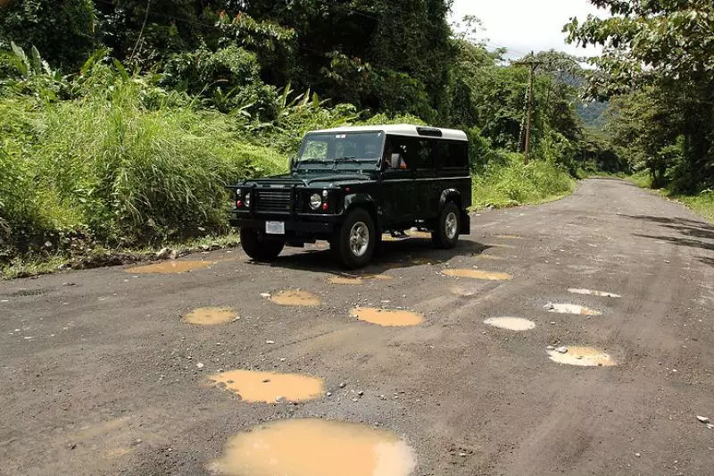 Un 4X4 est nécessaire sur les pistes du Costa Rica