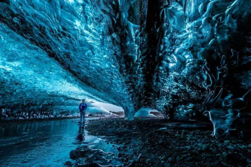 Grotte de cristal de Jokulsarlon