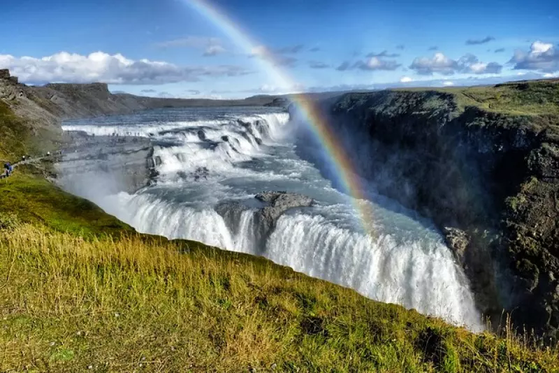 Arc-en-ciel au dessus de Gullfoss