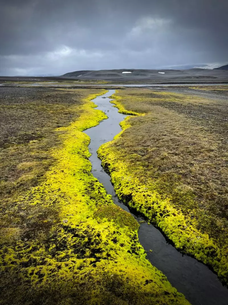 Paysage de traversée Nord-Sud Islande