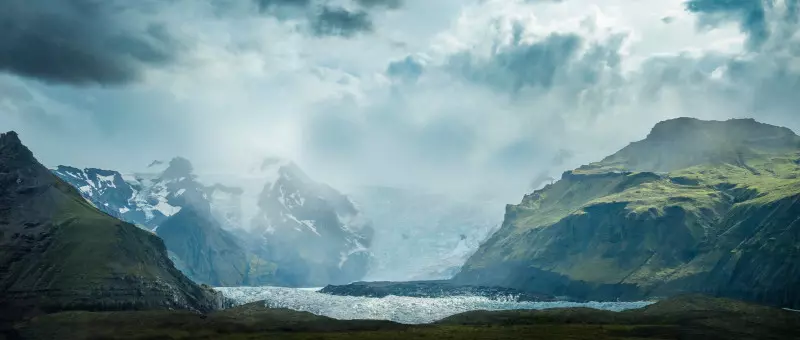 Skaftafell vu depuis la route 1