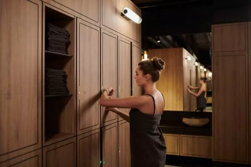 Vestiaire du Sky Lagoon