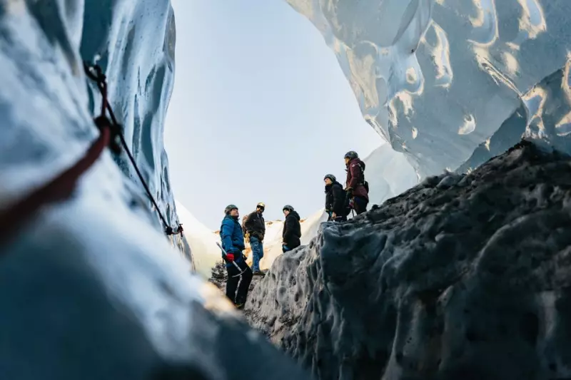 Randonnée sur un glacier en Islande