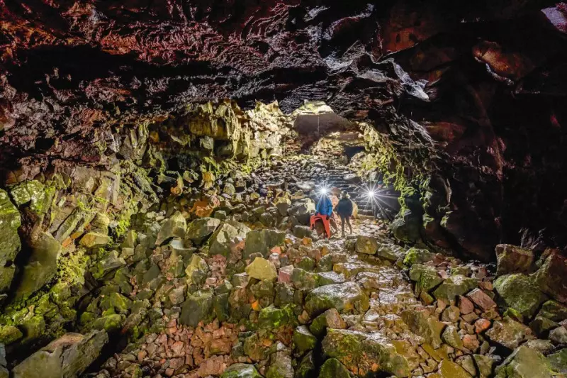 Raufarhólshellir lava tunnel