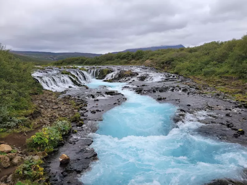 Brúarfoss Waterfall